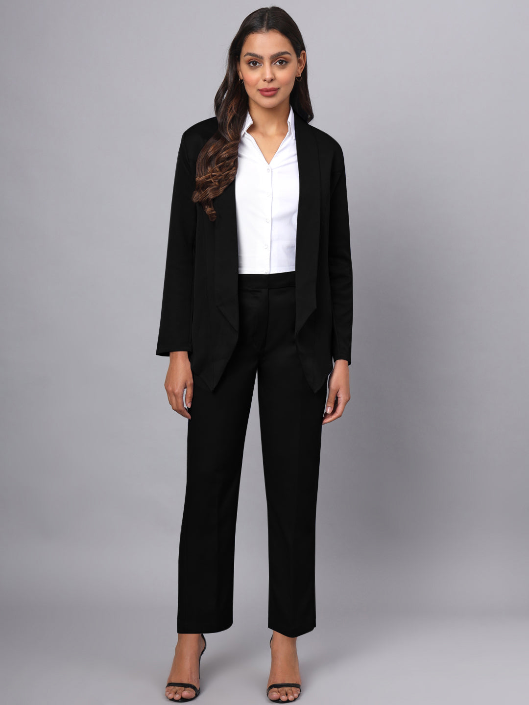 Shawl Collar Blazer With Trousers Two Pieces Formal Suit