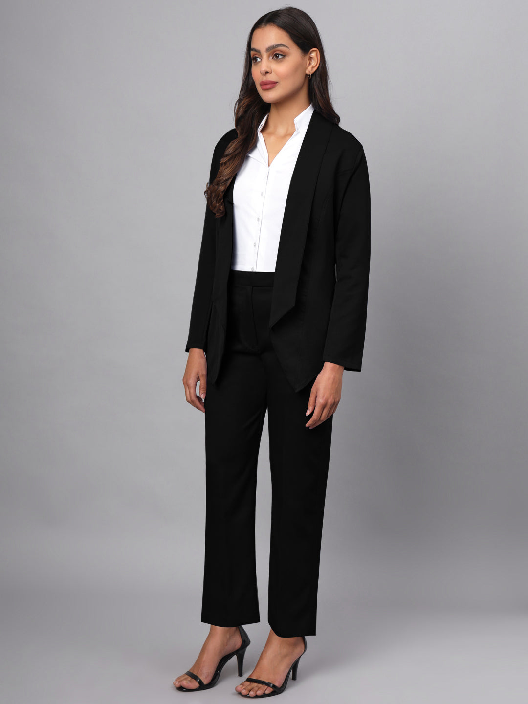 Shawl Collar Blazer With Trousers Two Pieces Formal Suit